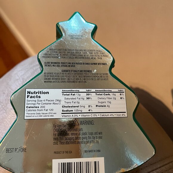 Snoopy Woodstock Peanuts Whitman Chocolate Christmas Ornament Gingerbread House - Picture 2 of 3